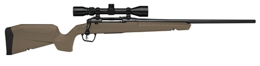 Picture of Savage Arms Axis 2 XP Combo Full Size 270 Win 4+1 22" Black Sporter Barrel, Black Carbon Steel Receiver Drilled & Tapped, Flat Dark Earth Fixed Synthetic Stock, Weaver 3-9x40mm Scope, Right Hand 32169