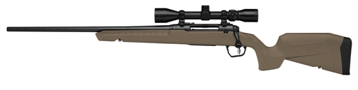 Picture of Savage Arms Axis 2 400 Legend 4+1 20" Matte Black Sporter Barrel, Matte Black Drilled & Tapped Steel Receiver, Fixed Flat Dark Earth Synthetic Stock, Left Hand 32089