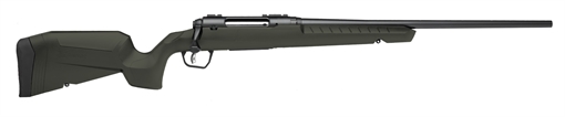 Picture of Savage Arms Axis 2 7mm-08 Rem 4+1 22" Matte Black Sporter Barrel, Matte Black Drilled & Tapped Steel Receiver, Fixed Green Synthetic Stock, Right Hand 32041