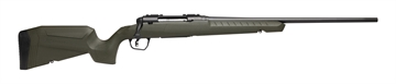 Picture of Savage Arms Axis 2 Compact 223 Rem 4+1 20" Matte Black Heavy Sporter Barrel, Matte Black Drilled & Tapped Carbon Steel Receiver, Fixed OD Green Synthetic Stock, Right Hand 32106