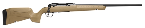 Picture of Savage Arms Axis 2 Compact 6.5 Creedmoor 4+1 20" Matte Black Heavy Sporter Barrel, Matte Black Drilled & Tapped Carbon Steel Receiver, Fixed Flat Dark Earth Synthetic Stock Right Hand 32114