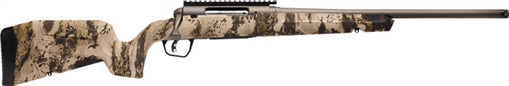 Picture of Savage Arms Axis 2 Pro Compact 350 Legend 4+1 18" Gun Metal Bronze Cerakote Heavy Sporter Threaded Barrel & Picatinny Rail Carbon Steel Receiver, Fixed Western Camo Synthetic Stock, Left Hand 32349