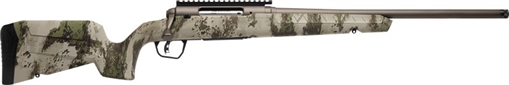 Picture of Savage Arms Axis 2 Pro Compact 6.5 Creedmoor 4+1 20" Gun Metal Bronze Cerakote Heavy Threaded Barrel & Picatinny Rail Carbon Steel Receiver, Fixed Woodland Camo Synthetic Stock, Right Hand 32303