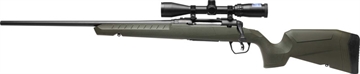 Picture of Savage Arms Axis 2 XP Combo Full Size 223 Rem 4+1 22" Black Sporter Barrel, Black Carbon Steel Receiver Drilled & Tapped, OD Green Fixed Synthetic Stock, Weaver 3-9x40mm Scope, Left Hand 32182
