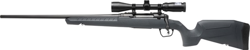 Picture of Savage Arms Axis 2 XP Combo 270 Win 4+1 22" Black Sporter Barrel, Black Drilled & Tapped Steel Receiver, Fixed Gray Synthetic Stock, Left Hand, Boresighted 3-9x40 32213