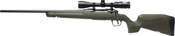 Picture of Savage Arms Axis 2 XP Combo Full Size 7mm-08 Rem 4+1 22" Black Sporter Barrel, Black Carbon Steel Receiver Drilled & Tapped, OD Green Fixed Synthetic Stock, Weaver 3-9x40mm Scope, Left Hand 32186