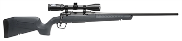 Picture of Savage Arms Axis 2 XP Combo Full Size 6.5 Creedmoor 4+1 22" Black Sporter Barrel, Black Carbon Steel Receiver Drilled & Tapped, Gray Fixed Synthetic Stock, Weaver 3-9x40mm Scope, Right Hand 32174