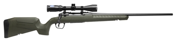 Picture of Savage Arms Axis 2 XP Combo Full Size 243 Win 4+1 22" Black Sporter Barrel, Black Carbon Steel Receiver Drilled & Tapped, OD Green Fixed Synthetic Stock, Weaver 3-9x40mm Scope, Right Hand 32151