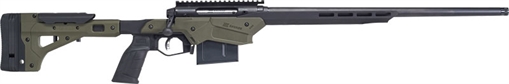 Picture of Savage Arms Axis II Precision 270 Win 5+1 22", Matte Black Barrel/Rec, OD Green Adjustable MDT Aluminum Chassis, Polymer Grip 57554
