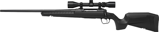 Picture of Savage Arms Axis XP Combo 25-06 Rem 4+1 22" Matte Black Button Rifled Barrel, Matte Black Drilled & Tapped Carbon Steel Receiver, Fixed Sporter Black Synthetic Stock, Weaver 3-9x40mm, Left Hand 32020