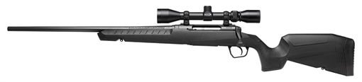 Picture of Savage Arms Axis XP Combo 308 Win 4+1 22" Matte Black Button Rifled Barrel, Matte Black Drilled & Tapped Carbon Steel Receiver, Fixed Sporter Black Synthetic Stock, Weaver 3-9x40mm, Left Hand 32017