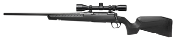 Picture of Savage Arms Axis XP Combo 308 Win 4+1 22" Matte Black Button Rifled Barrel, Matte Black Drilled & Tapped Carbon Steel Receiver, Fixed Sporter Black Synthetic Stock, Weaver 3-9x40mm, Left Hand 32017