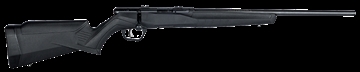 Picture of Savage Arms B17 F Compact 17 HMR 10+1 18" Matte Black Button Rifled Barrel, Matte Black Drilled & Tapped Carbon Steel Receiver, Matte Black Fixed Synthetic Stock, Right Hand 70814