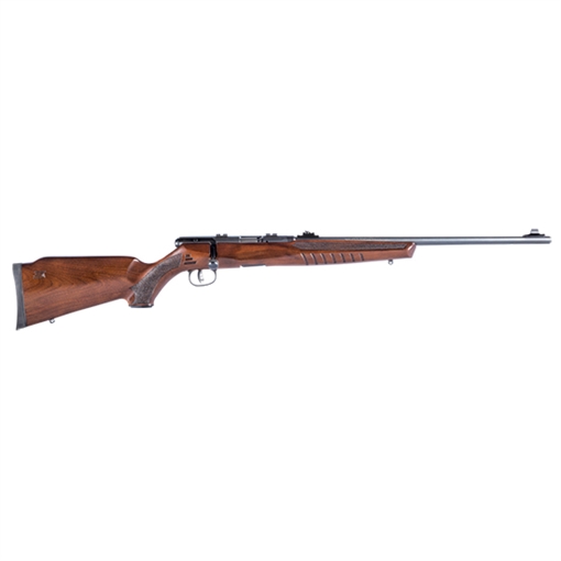 Picture of Savage Arms B Series G Full Size 22 LR 10+1 21" Matte Black Sporter Barrel, Matte Black Drilled & Tapped Carbon Steel Receiver, Satin Walnut Fixed Stock, Right Hand 70210