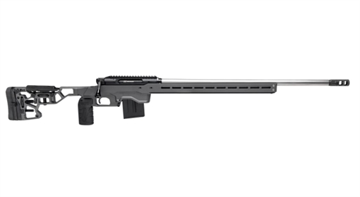 Picture of Savage Arms Impulse Elite Precision 338 Lapua Mag 5+1 30" Stainless Barrel, Matte Black Nitride Rec, Gray Cerakote Adjustable MDT ACC Aluminum Chassis Stock 57893