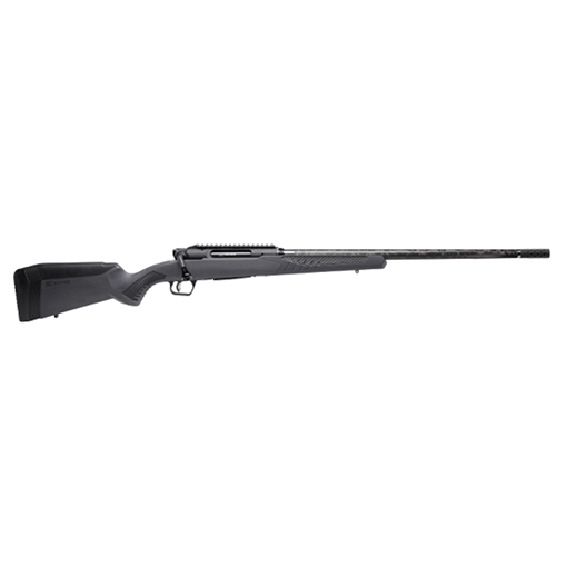 Picture of Savage Arms Impulse Mountain Hunter 30-06 Springfield 4+1 22" Carbon Fiber Threaded Barrel, Black Aluminum Receiver w/Picatinny Rail, Gray AccuStock Synthetic Stock, Ambidextrous 57899