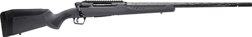 Picture of Savage Arms Impulse Mountain Hunter 300 Win Mag 3+1 24" Carbon Fiber Threaded Barrel, Black Aluminum Receiver w/Picatinny Rail, Gray AccuStock Synthetic Stock, Ambidextrous 57902