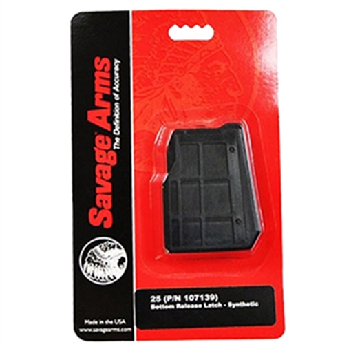 Picture of SAVAGE MAGAZINE MODEL 25 22 HORNET 4RD SYNTHETIC MATTE 55222
