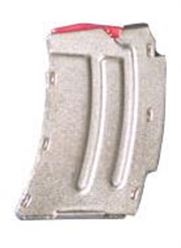 Picture of Savage Arms Magazine, 22LR, 5 Rounds, Fits Ruger Mark II/900 Series, Stainless 90007