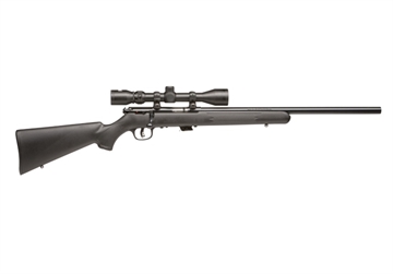 Picture of Savage Arms Mark II FVXP Full Size 22 LR 5+1 21" Matte Blued Button-Rifled Barrel, Drilled & Tapped Matte Blued Steel Receiver, Matte Black Fixed Synthetic Stock, 3-9x40mm Duplex Scope 29200