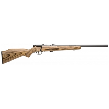 Picture of Savage Arms Mark II BV Full Size 22 LR 5+1 21" Matte Black Heavy Button Rifled Barrel, Matte Black Drilled & Tapped Carbon Steel Receiver, Satin Brown Fixed Laminate Stock, Right Hand 25700