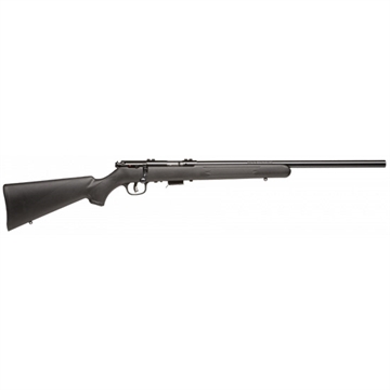 Picture of Savage Arms Mark II FV Full Size 17 HM2 5+1 21" Black Satin Heavy Button Rifled Barrel, Satin Black Drilled & Tapped Carbon Steel Receiver, Matte Black Fixed Synthetic Stock, Right Hand 26724