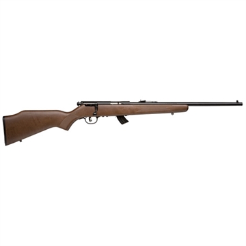 Picture of Savage Arms Mark II G Youth 22 LR 10+1 19" Matte Black Button Rifled Barrel, Matte Black Drilled & Tapped Carbon Steel Receiver, Satin Brown Fixed Wood Stock, Right Hand 60703