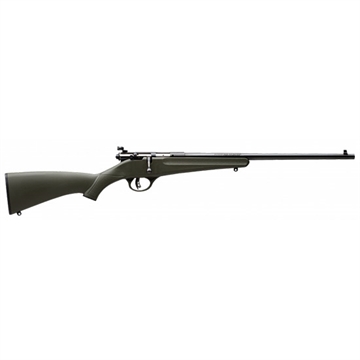 Picture of Savage Arms Rascal Youth 22 LR 1rd 16.13" Matte Black Sporter Barrel, Matte Black Carbon Steel Receiver, Green Fixed Synthetic Stock, Right Hand 13790