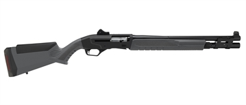 Picture of Savage Arms Renegauge Security Full Size 12 Gauge Semi-Auto 3" 6+1 18.50" Black Melonite Carbon Steel Barrel, Matte Black Aluminum Receiver, Adjustable Matte Gray Synthetic Stock, Right Hand 57787