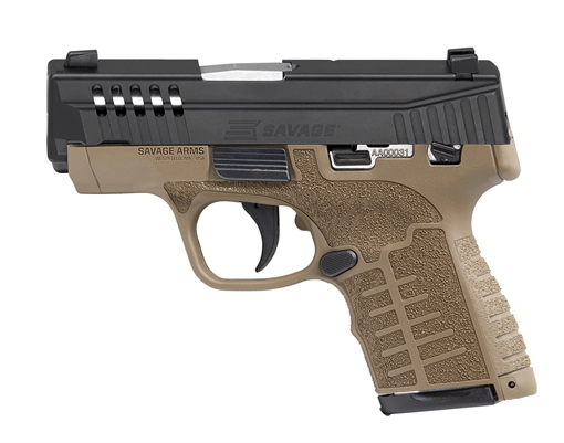 Picture of SAVAGE STANCE MC9MS HGA 9MM 3.2IN BBL FDE 1-7R & 1-10RD MAG AMBI MANUAL SAFETY TRUGLO NS 67040