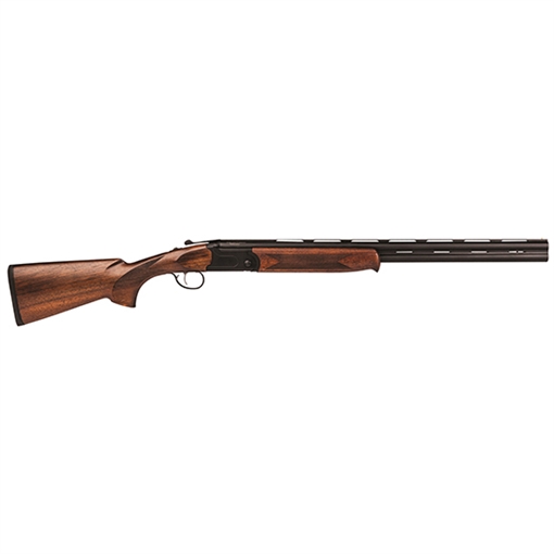 Picture of Stevens 555 Compact, Over/Under Shotgun, 410 Gauge, 3" Chamber, 24" Barrel, Matte Finish, Black, Walnut Stock, 5 Choke Tubes (Full Choke, Improved Modified Choke, Modified Choke, Improved Cylinder Choke, and Cylinder Choke), 2 Rounds 22156
