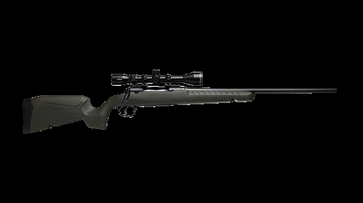Picture of dSAVAGE AXIS 2 XP 243WIN RIFLE BOLT 22" GREEN/BLACK SCOPE INCLUDED 1-4RD 32151