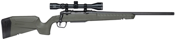 Picture of Savage AXIS 2 XP Green Rifle .308 Win 4rd Magazine 20" Threaded Barrel 3-9x40 Scope Synthetic Green Stock 33165