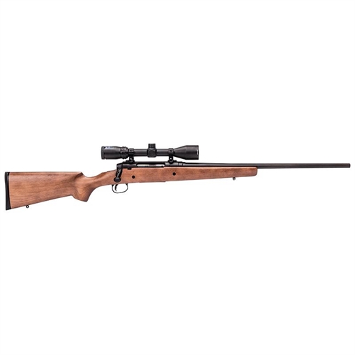 Picture of Savage Arms Axis II XP Full Size 6.5 Creedmoor 4+1 22" Matte Black Sporter Barrel, Matte Black Carbon Steel Receiver, Drilled & Tapped Hardwood Fixed Stock, Bushnell 3-9x40mm, Right Hand 22678