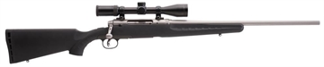 Picture of Savage Arms Axis II XP Full Size 223 Rem 4+1 22" Matte Sporter Barrel, Matte Stainless Steel Receiver Drilled & Tapped, Matte Black Fixed Synthetic Stock, Bushnell Banner 3-9x40mm, Right Hand 57101