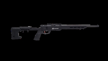 Picture of Savage Arms B22 Precision Bolt Action 22 WMR Caliber with 10+1 Capacity, 18" Barrel, Matte Black Metal Finish & Adjustable MDT ACC Aluminum Chassis Matte Black Stock Right Hand (Full Size) 70548