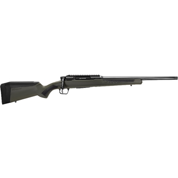 Picture of Savage Arms Impulse Hog Hunter Full Size 300 Win Mag 3+1 24" Matte Black Threaded Barrel, Matte Black Aluminum Receiver w/Picatinny Rail, Matte OD Green AccuStock Synthetic Stock, Ambidextrous 57656