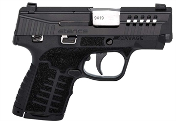 Picture of SAVAGE STANCE MC9MS HGA 9MM 3.2IN BBL BLACK 1-7R & 1-10RD MAG AMBI MANUAL SAFETY TRUGLO NS 67036