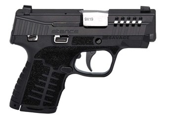 Picture of SAVAGE STANCE MC9MS HGA 9MM 3.2IN BBL BLACK 1-7R & 1-8RD MAG AMBI MANUAL SAFETY TRUGLO NS 67002