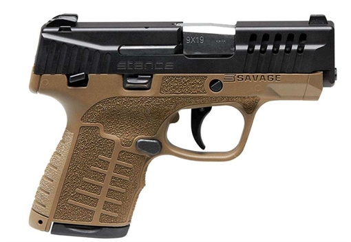 Picture of SAVAGE STANCE MC9MS HGA 9MM 3.2IN BBL FDE 1-7R & 1-10RD MAG AMBI MANUAL SAFETY 67038