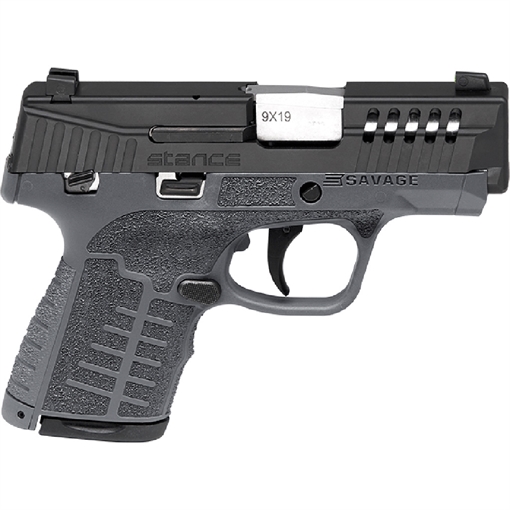 Picture of SAVAGE STANCE MC9MS HGA 9MM 3.2IN BBL GRAY 1-7R & 1-10RD MAG AMBI MANUAL SAFETY TRUGLO NS 67044
