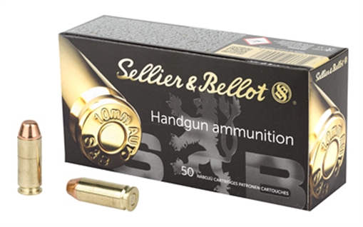 Picture of Sellier & Bellot Handgun 10mmAuto 180gr Full Metal Jacket 50 Per Box/20 Case SB10A