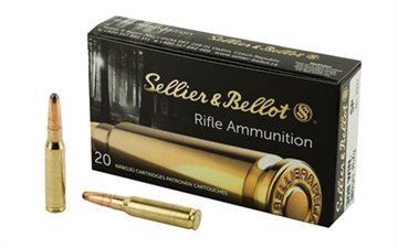 Picture of Sellier & Bellot Rifle 308Win 180gr Soft Point 20 Per Box/25 Case SB308C
