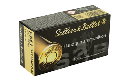 Picture of Sellier & Bellot Pistol, 357 Mag, 158 Grain, Full Metal Jacket, 1000 Round Case SB357A