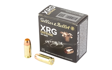 Picture of Sellier & Bellot XRG Defense 40S&W 130gr Solid Copper Hollow Point 25 Per Box/40 Case SB40XA