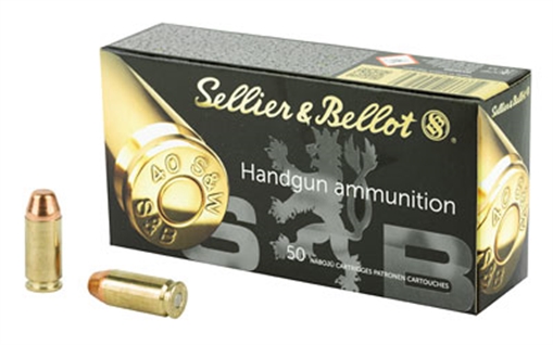 Picture of Sellier & Bellot Handgun 40S&W 180gr Full Metal Jacket 50 Per Box/20 Case SB40B