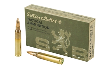 Picture of Sellier & Bellot Rifle 5.56x45mmNATO 55gr Full Metal Jacket 20 Per Box/50 Case SB556A