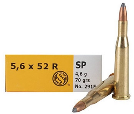 Picture of SELLIER AND BELLOT 5.6X52R 70FMJ 20 SB5652RB