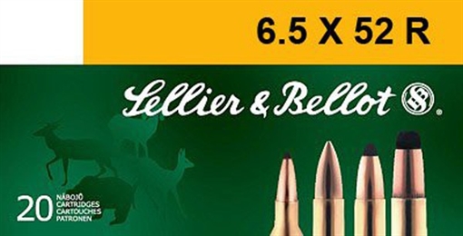 Picture of Sellier & Bellot Rifle 6.5x52mmR 117gr Soft Point 20 Per Box/25 Case SB6552RA