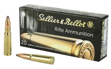 Picture of Sellier & Bellot Rifle 7.62x39mm 124gr Soft Point 20 Per Box/30 Case SB76239B